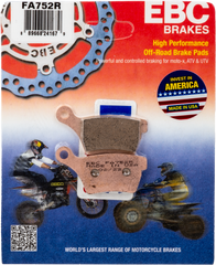 EBC Brake Pads FA752R Sintered R Series