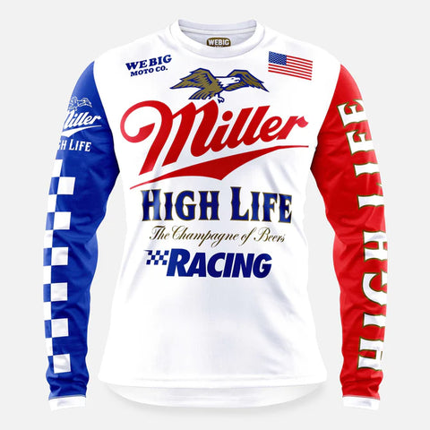 Webig High Life Racing Jersey Red White & Blue