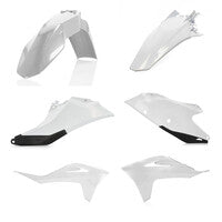 Acerbis Plastic Kit Gas White/black