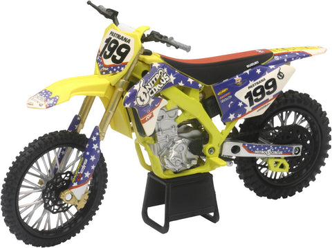 New-Ray Replica 1:12 Race Bike Suzuki Rmz450 Yellow(Pastrana)