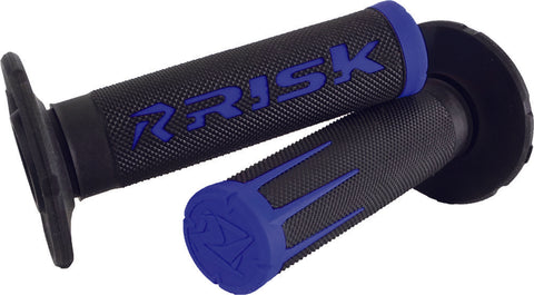 Risk Racing Fusion 2.0 Motorcycle Grips Blue