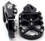 Flo Motorsports Pro Series Foot Pegs Black Cobra