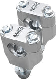 Mika Metals Bar Clamps Rubber Mounted 7/8" Sil