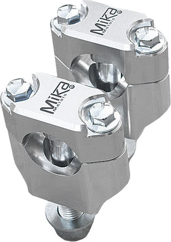 Mika Metals Bar Clamps Rubber Mounted 7/8" Sil