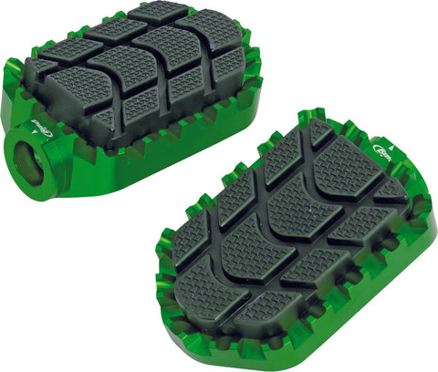 Puig Footpegs Enduro Green