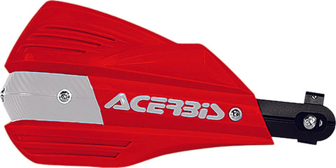 ACERBIS X-FACTOR HANDGUARDS (RED/WHITE)