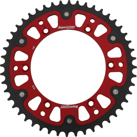 Supersprox Rear Stealth Sprocket Alu/stl 48t-520 Red Beta/gas/husq/she