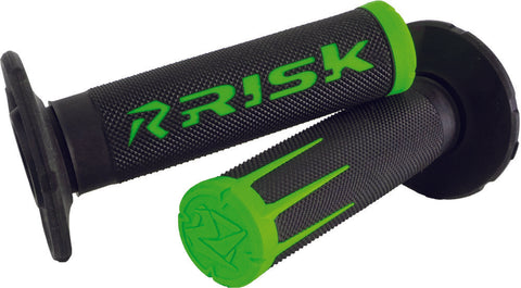 Risk Racing Fusion 2.0 Motorcycle Grips Green