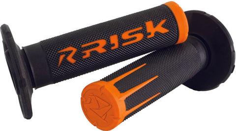 Risk Racing Fusion 2.0 Motorcycle Grips Orange