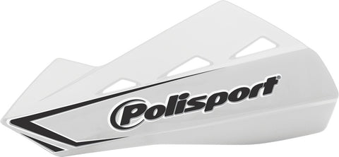 Polisport Qwest Handguards W/plastic Mounting Kit White