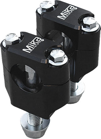 Mika Metals Bar Clamps Rubber Mounted 7/8" Blk