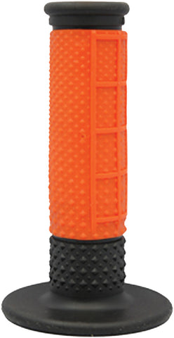 AVON X.9 HALF WAFFLE GRIPS ORANGE/BLACK