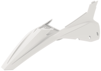 Polisport Rear Fender + Side Panels White Beta