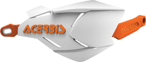 ACERBIS X-FACTORY HANDGUARD WHITE/ORANGE