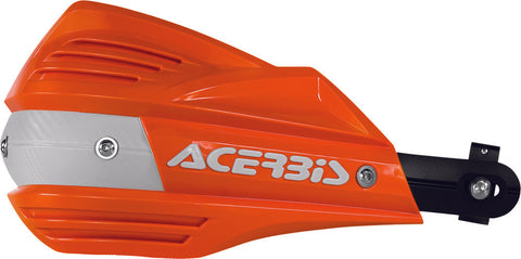 ACERBIS X-FACTOR HANDGUARDS ORANGE/WHITE